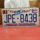 2009 North Carolina License Plate NC #JPE-8438 NCA3