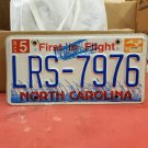 1999 North Carolina License Plate NC #LRS-7976 NCA3