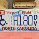 2011 North Carolina NC Flat Disabled Veteran License Plate H180-DV NCM1
