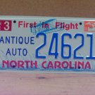 2004 North Carolina NC Antique Auto License Plate 24621 Mint! NCO2