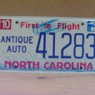 2013 North Carolina NC Antique Auto License Plate 41283 NCO2