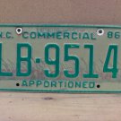 1986 North Carolina NC Reprint License Plate LB-9514 NCO1