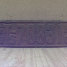 1928 North Carolina Solid Tire Truck License Plate NC Ts-70831