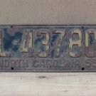 1955 North Carolina Special Mobile Truck License Plate 1956 Dies NC L-43780 NCB2