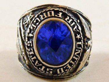 ring vietnam era military war gear collectibles SIZE 11 . 25 us stated air force