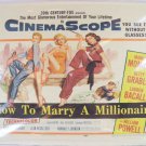 Marry Millionaire Poster Movie Monroe Marilyn W Print Oscar Statue Photo Pw3 Hot