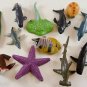 Safari Wild Animals ANIMAL JUNGLE TOYS FIGURES 12 SET Lot ZOO Sea LTD FRIENDS a