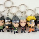 naruto keychain keyring key chain anime figure figures ninja bandi Sasuke Hidan