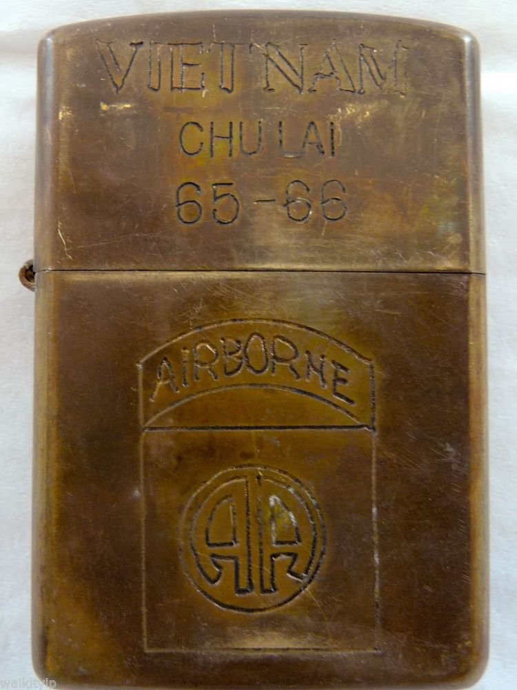 Vietnam War vintage cigarette cigarettes lighter lighters case 65 66 AIRBORNE AA