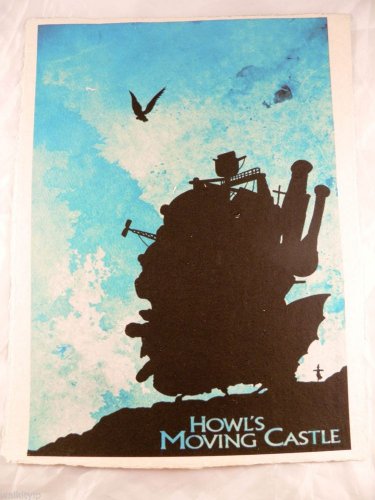 Howl Castle Moving S Ghibli Studio Poster Miyazaki Japan Hayao Sophie Calcifer b