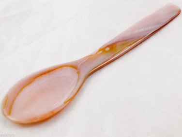 Spoon Abalone Shell Vintage Pearl Mother Souvenir Handle Serving Collector 1 2 a