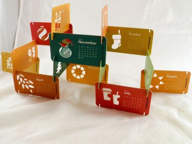 Starbucks Calendar 2014 2015 Card New Limited Gift Edition Christmas No Coffee