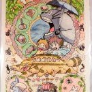 Poster Totoro Ghibli My Neighbor Japanese Promo Movie Cd Miyazaki Anime paper a