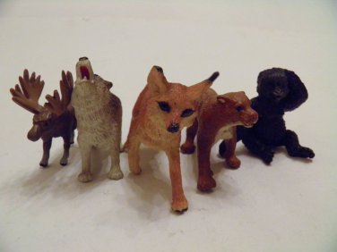 Safari Wild Animals ANIMAL JUNGLE TOYS FIGURES 12 SET Lot ZOO forest LTD 5+ Boys