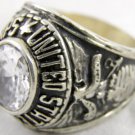 ring vietnam era military war gear collectibles SIZE 10 White US Marine Corp a s