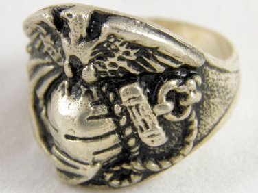 ring vietnam era military war gear collectibles SIZE 9.5 Air Eagle Sliver rings