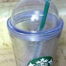 Lid Cold Cup Starbucks Dome 16 Oz Travel Mug Tumbler Green Straw Coffee 16oz New