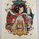 Poster Spirited Away Animation Fabric Sizes 12 x 16 Anime Giant Various Print  a