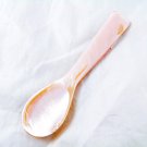 1 X 3.5" Inch Mother of Pearl Sea Shell Cavivar Serving  Spoon Oriental Brown...