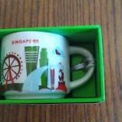 You Are Here Singapore cup mugs Starbucks Coffee YAH mug box ornaments a red 2oz