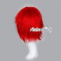 Cosplay Hair Vocaloid KAITO Dark Red Layered Anime Short Men Women Wig + Wig Cap