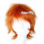 K Project Yata Misaki Orange Short Cosplay Anime Hair Layered Wig + Free Wig Cap