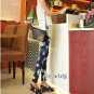 Fashion Cool Skull Pattern Blue Lady's Screaming Stretch Tight Leggings Pants