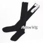 Black Socks White Lace Girls Fashion Lolita Thigh High Costume Stockings