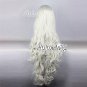 Silver Grey Long Curly Anime Women Girl Fashion Cosplay Hair Wig Halloween Gift