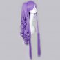 Vocaloid Kamui Gakupo Purple Long Cosplay Wig Hair + Straight & Curly Ponytail