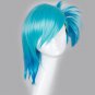 Anime Hair Uta no Prince Sama Mikaze Ai Green Mixed Blue Cosplay Wig + Ponytail