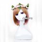 Lolita Short Straight Women Full Anime Wig Brown Mixed Pink Cosplay Party Hair