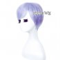 Mixed Light Purple Short Popular Anime Hair Layered Style Fancy Cosplay Wig