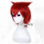 Anime Hair Long Dark Grey Layered DEVIL SURVIVOR 2 Hotsuin Yamato Cosplay Wig