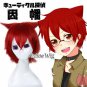 Anime Hair Long Dark Grey Layered DEVIL SURVIVOR 2 Hotsuin Yamato Cosplay Wig