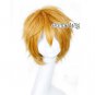 Anime Hair Ouran High School Host Club Tamaki Suou Short Golden Cosplay Wig New