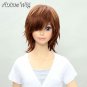 K-on! Hirasawa Yui Layered Stylish Short Brown Men Women Cosplay Hair Full Wig