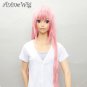 Vocaloid Luka Long Lovely Pink Anime Wavy Stylish Cosplay Hair Full Wig+ Wig Cap