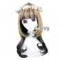 Lolita Anime Fancy Party Mixed Black Long Curly Blonde LadyCosplay Hair Wig New