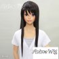 Gintama Katsura Kotarou Long Black Anime Wavy Style Cosplay Hair Full Wig