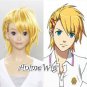 Uta no Prince-sama Short Layered Golden Anime Cosplay Men Boy Hair Full Wig