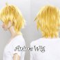 Uta no Prince-sama Short Layered Golden Anime Cosplay Men Boy Hair Full Wig