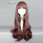 Lolita Mixed Brown Long Curly Lovely Women Girls Cosplay Party Hair Wig
