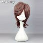 Short Mixed Brown Layered Stylish Anime Men Women Cosplay Party Hair Wig