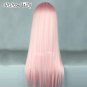 Lolita Long Mixed Pink Straight Style Women Cosplay Anime Hair Wig
