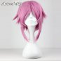 Sword Art Online ALfheim Online Short Pink Layered Anime Cosplay Hair Wig