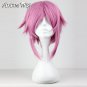 Sword Art Online ALfheim Online Short Pink Layered Anime Cosplay Hair Wig