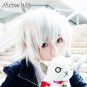 K-Project Yashiro Isana Silve White Anime Short Layered Stylish Cosplay Hair Wig