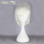 Future No.6 Shion Short White Layered Anime Cosplay Hair Wig + Wig Cap