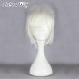 Future No.6 Shion Short White Layered Anime Cosplay Hair Wig + Wig Cap
